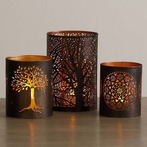 Votive <b>candle</b> stand Handmade Antique Style Double Iron Mesh Metal Wire Votive vintage <b>candle</b> stand Easter Home Decoration - Product Image 3