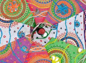 Parapluies Indiens Parasol Décoratif Soleil Parapluie En Gros Parasols De Mariage Décor Parapluies Brodés - Product Image 3