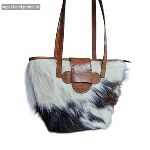 Felt Women's Minimalist Vintage Hobo <b>Bag</b> Fur Trim Water Resistant Medium Capacity Shoulder Strap Buckle Closure - Product Image 1