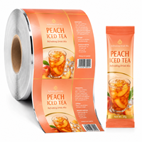 Film d'emballage souple laminé haute barrière de qualité alimentaire imprimé sur mesure pour sachets de boisson aux fruits (poudre de boisson aux myrtilles)