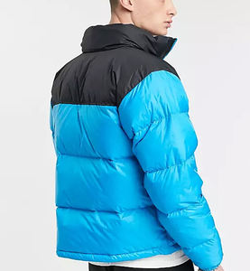 Haute Qualité Homme Designer Modèle Veste D'hiver Stand Chaud À Capuche Puffer Longueur Moyenne Étanche Caractéristiques Logo Personnalisé Toile - Product Image 3