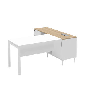 आधुनिक कार्यालय फर्नीचर पर्यावरण के अनुकूल ई 0 स्तर के साथ मेलमाइन ऑफिस डेस्क ओपन वर्कस्टेशन - Product Image 4