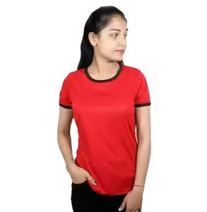 2024 nuevo estilo personalizado moda calidad Premium contraste ajuste camisetas transpirable comodidad contraste ajuste camisetas - Product Image 3