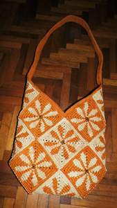 Bolso Tote Casual de Rafia Tejida a Mano en Madagascar, con Dos Asas, Multicolor, Forro de Cuero y Algodón, Cierre Abierto - Product Image 6