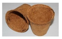 Pot de fleur de coco en fibre de coco de qualité supérieure 100% Pot de fleur de coco biodégradable écologique à bas prix prêt à expédier
