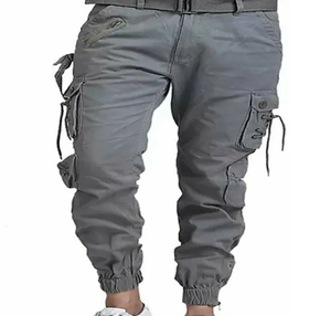 Pantalones Cargo Casuales Rectos con Logotipo Personalizado, Pantalones Deportivos Unisex de Alta Calidad, Transpirables, Antiarrugas y con Múltiples Bolsillos - Product Image 4