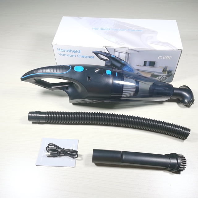 Handheld Car Vacuum Cleaner 120W Cordless Rechargeable High Suction Min 600ML Capacity USB Charging Quiet Design