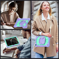 Funda Resistente para Tablet, Carcasa a Prueba de Golpes con Correa de Mano para Samsung Galaxy Tab A11 Plus A9 Plus 11 Pulgadas