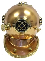 Casque de plongée nautique antique artisanal CH, décoration d'intérieur, métal poli fait main avec logo personnalisé pour les occasions