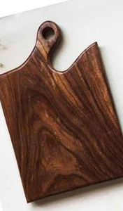 Ventas calientes Utensilios de cocina La mayoría de las tendencias Tabla de cortar de madera Superficie de corte de madera de pino Mango de acero inoxidable Tabla de queso de resina - Product Image 4