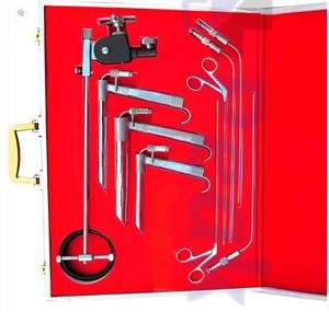 Ensemble de chirurgie micro-laryngée de haute qualité Source d'alimentation manuelle en acier inoxydable couteau rétracteur pince composants en plastique - Product Image 3