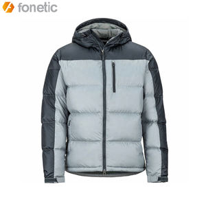 Nouvelle Veste d'Hiver pour Hommes en Gros, Personnalisée, Fine, Coupe-Vent, Respirante, Écologique, en Tissu Matelassé à Bulles Enduit, Col Montant, Longue - Product Image 4