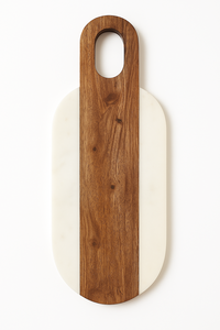 Acacia Wood Marble Cutting <b>Board</b> White Kitchen Dining Food Serving <b>Board</b> for Kitchenware <b>Tools</b> and Accessories - Product Image 4