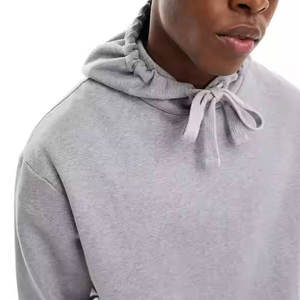 Sudadera con Capucha Extra Grande para Hombre, Diseño Personalizado, Transpirable, con Patrón Sólido, Sudadera de Invierno 100% Algodón Orgánico, Superventas - Product Image 4