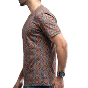 Camiseta de Jersey informal personalizada para hombre 100% algodón cuello redondo ropa de alta calidad impresa con patrón único - Product Image 4