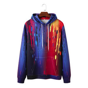 Sudaderas con capucha de sublimación básicas de algodón ligero Fabricantes de fábrica Sudaderas con capucha de sublimación básicas de poliéster de algodón - Product Image 1