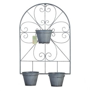 Maceta de Metal de Estilo Vintage francés antiguo para jardín, maceta decorativa de Zinc antigua para decoración de jardín - Product Image 6