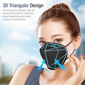 Confezione da 20 Mascherine Antipolvere a 5 Strati OTB00039 - Protezione Contro PM2.5, Particelle di Polvere, Fumo e Nebbia - Maschera Facciale Protettiva - Product Image 4