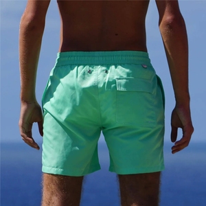 Vente en gros de shorts de bain de haute qualité, solides et décontractés, écologiques, extensibles dans les 4 sens, pour hommes, shorts de bain pour sublimation - Product Image 5