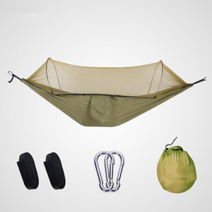 Hamaca con mosquitera de apertura rápida automática para una o dos personas, ideal para acampar al aire libre - Product Image 3