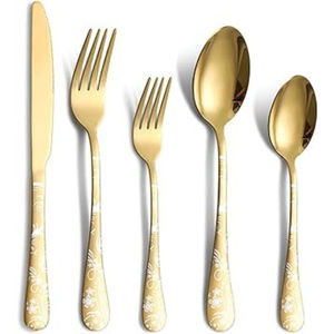 Best Top Deal 2024 Indian Exporters High Grade Material Made Cutlery <b>Set</b> with <b>Black</b> Finished for Home Hotel <b>Dinner</b> Ware Uses - Product Image 2