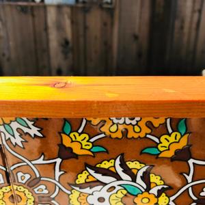 Bandeja de diseño de madera con artesanía elegante Perfecta para servir la decoración, organizar el tocador y la exhibición de mesa festiva - Product Image 6