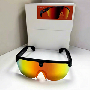 Lunettes intelligentes AI, lunettes de soleil intelligentes, caméra 8MP, Wi-Fi, enregistrement audio, assistant IA, monture en métal, étanche IPX4 - Product Image 4