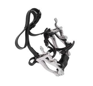 Instrumentos veterinarios Espéculo de boca de caballo con correas de cuero - Product Image 1