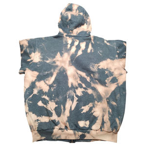 Sudaderas con capucha de lavado ácido con cremallera para hombre, material de algodón 100%, venta al por mayor, sudaderas con cremallera lavadas desgastadas de peso pesado para hombre - Product Image 2