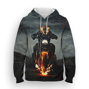 Vente en gros d'usine personnalisé 220GSM Sweats à capuche en tissu polaire 100% coton mélangé polyester DTF imprimer son propre logo Basics pour hommes pour l'hiver - Product Image 5