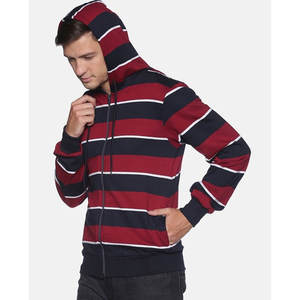 2024 nueva llegada sudaderas con capucha para hombres logotipo personalizado Zip Up Hoodie 100% algodón polar transpirable calle cremallera sudaderas con capucha - Product Image 3