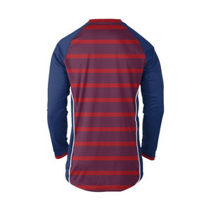 เสื้อยืดแบตมินตันแขนยาวสำหรับผู้ชายเสื้อยืดพิมพ์ซับลิเมชันแขนยาว - Product Image 4