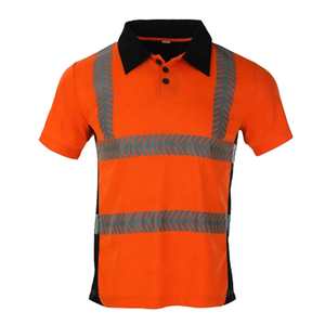 Wholesale Men's Reflective Windproof Polyester Shirt ANSI/ISEA 107 Certified High Visibility Workwear Breathable Quick Dry - Product Image 3