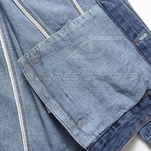 Veste en jean pour homme, coupe classique slim, manches longues, style urbain tendance, veste en jean pour homme, coupe slim, manches longues, élégante, à porter au quotidien - Product Image 6