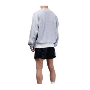 เสื้อสเวตเตอร์ของผู้ชายผ้าฝ้ายผสมแบบสวมหัวคอกลมเสื้อสเวตเชิ้ตฝรั่งเศสเทอร์รี่ใส่ได้ทั้งชายและหญิงพิมพ์โลโก้สไตล์ลำลอง - Product Image 5