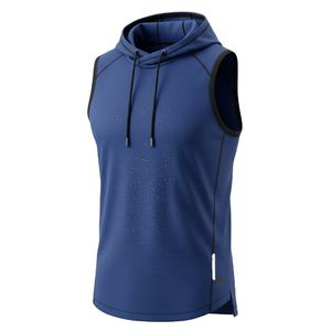 Camiseta sin Mangas para Hombre, Chaleco Deportivo Personalizado para Gimnasio, Camiseta de Entrenamiento, Tejido Transpirable de Secado Rápido, Logotipo Personalizado OEM ODM - Product Image 1