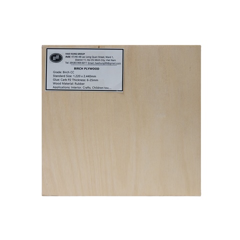 Best Seller 18mm CC Grade Birch Plywood Reusable High-Strength for Living Room & Bedroom From Vietnam Factory