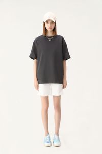 Printemps qualité couleur unie 100% hommes et avec logo imprimé en mousse personnalisé T-shirt pour hommes expédition DDP - Product Image 2