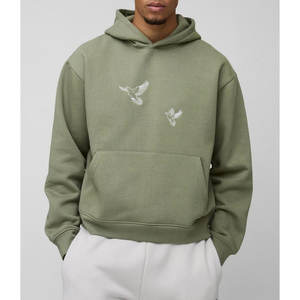 Sudadera con Capucha Extra Grande de Felpa de Algodón para Hombre, con Logotipo Personalizado, Estilo Casual de Invierno, Gruesa, Fabricante - Product Image 5