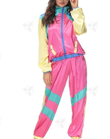 Ensembles de survêtements zippés en nylon léger et respirant, coupe-vent, grande taille, écologiques, avec logo brodé personnalisé