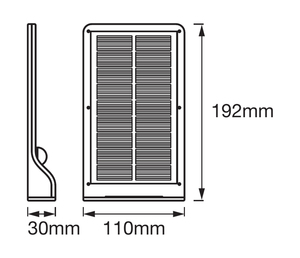 Solar Door <b>LED</b> white <b>light</b> with <b>sensor</b>, 3W, 320Lm, 4000K (Ledvance 4058075267909) - Product Image 4