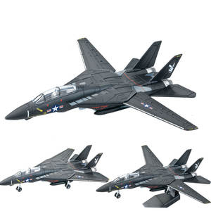1/72 modellini di mattoncini giocattolo aereo aereo modello di aereo aeronautica <span class=keywords><strong>militare</strong></span> F-14a Set di mattoncini da combattimento Tomcat - Product Image 2