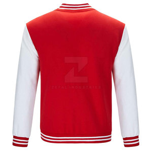 Veste Letterman pour hommes design personnalisé 100% coton col montant avant écologique respirant hiver Streetwear qualité supérieure - Product Image 2