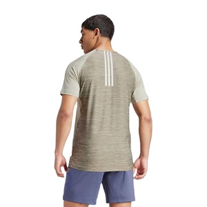 Athletic Gym T Shirt For <b>Men</b> Polyester Spandex 190 GSM Breathable Quick Dry <b>Stretch</b> Training Workout Tee Custom OEM Private - Product Image 3