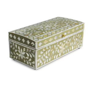 Boîte à bijoux en nacre, artisanale, traditionnelle, rectangulaire, en nacre, prix les plus bas - Product Image 4