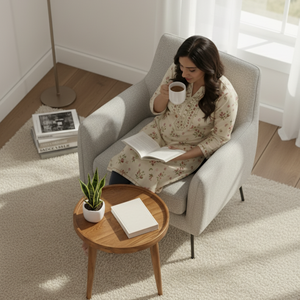 Mesa de Centro de Madera Pequeña, Estilo Nórdico Moderno, Duradera y Ecológica, para Sala de Estar, Comedor, Sofá y Apartamento - Product Image 5