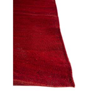 Alfombras Clásicas Nayaab Hechas a Mano de Lana en Rojo y Naranja con Rayas Rectangulares y Tejido Plano para el Hogar, Sala de Estar y Dormitorio-Paem-1066 - Product Image 4