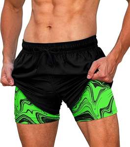 Sweat Absorbing <b>Sport</b> <b>Shorts</b> <b>Men</b> Plus Size Quick Dry Gym 2 in 1 <b>Men</b> <b>Shorts</b> 2023 Summer <b>Shorts</b> - Product Image 2