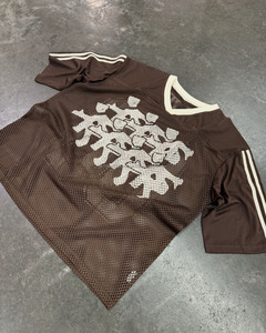 Venta al por mayor de calidad personalizada camiseta de fútbol transpirable Jersey normal de cuello redondo Camiseta de malla deportes jersey de malla - Product Image 1