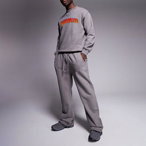 ชุดวอร์มผู้ชายคุณภาพสูง ผ้าฝ้ายฟลีซ 100% สไตล์ลำลอง สวมใส่สบาย แนวสตรีทแวร์ ฮิปฮอป พิมพ์ลายโลโก้ 3 มิติ แบบนูน  ไซส์ใหญ่ - Product Image 2